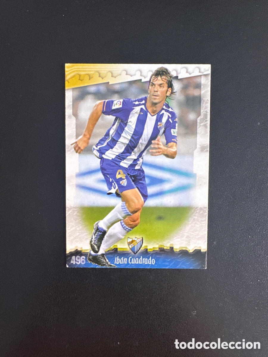 Fu&szlig;ball-Sticker: IBAN CUADRADO MALAGA NUMERO 496 MUNDICROMO 2008 LAS FICHAS DE LA LIGA 2009