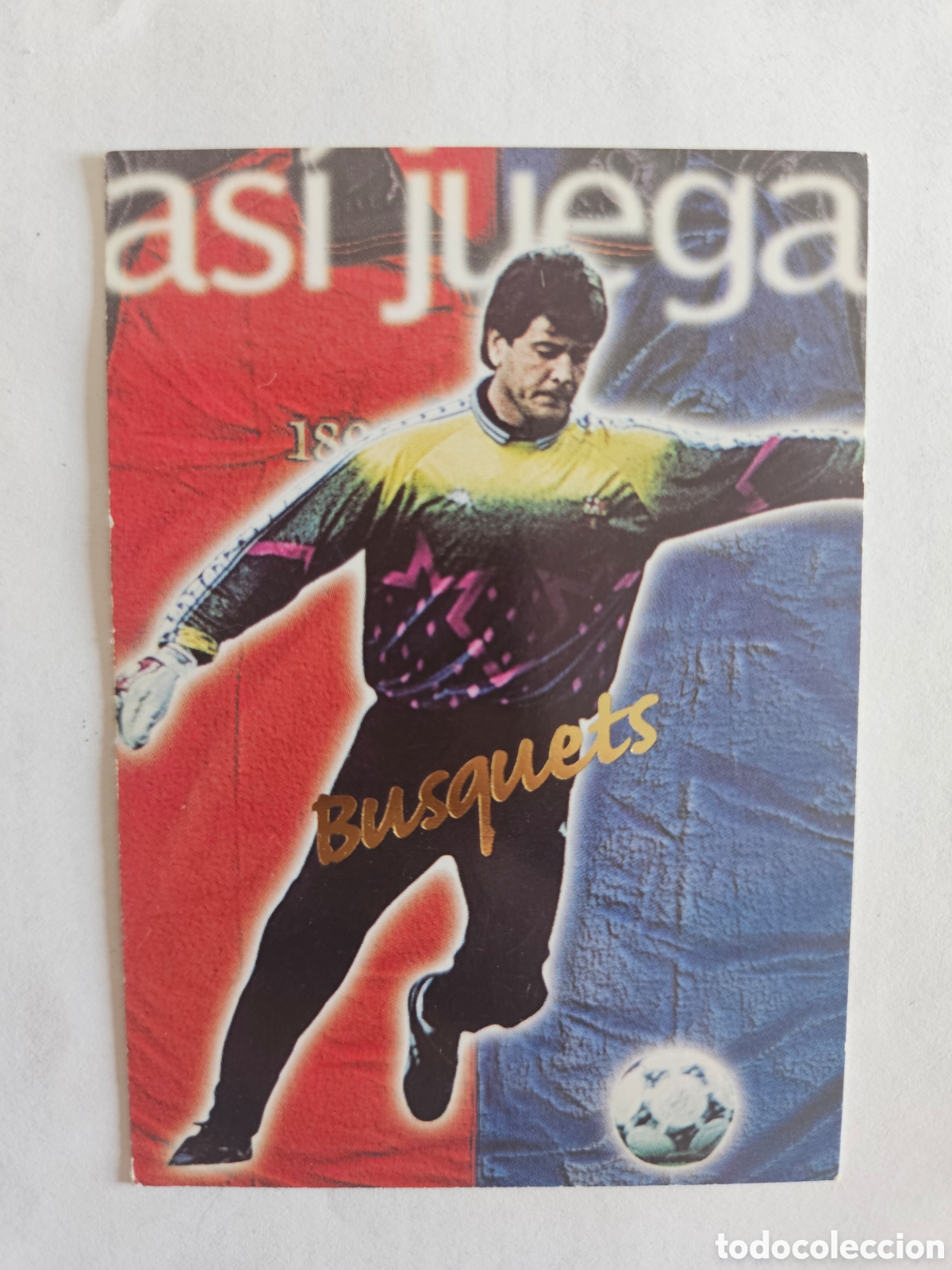 Cromos de f&uacute;tbol: 243 BUSQUETS PANINI BARCELONA 1899 1999 CENTENARIO CROMO BARCA FUTBOL