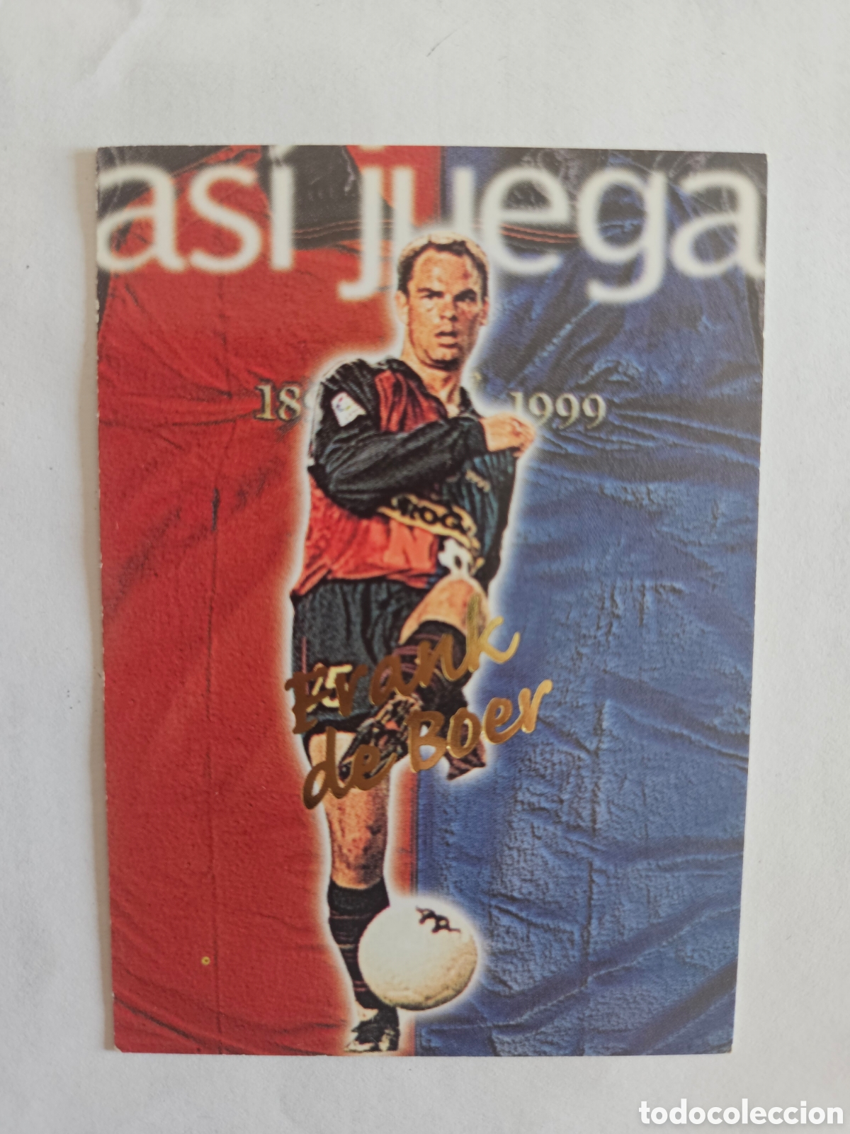 Football Stickers: 242 FRANK DE BOER PANINI BARCELONA 1899 1999 CENTENARIO CROMO BARCA FUTBOL