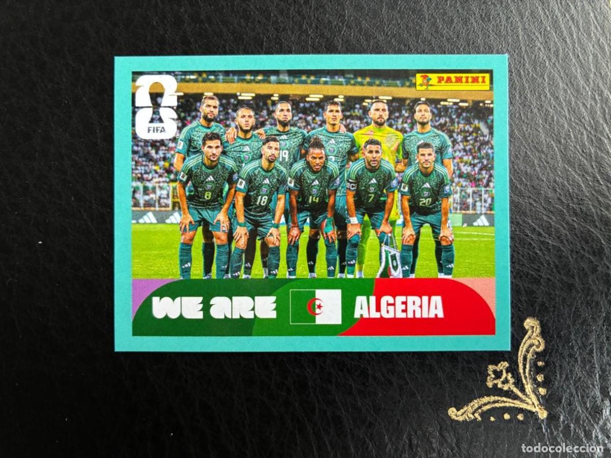 Cromos de f&uacute;tbol: ALG 13 EQUIPO PLANTILLA ALINEACION ALG13 ARGELIA FIFA WORLD CUP MUNDIAL 2026 26 PANINI