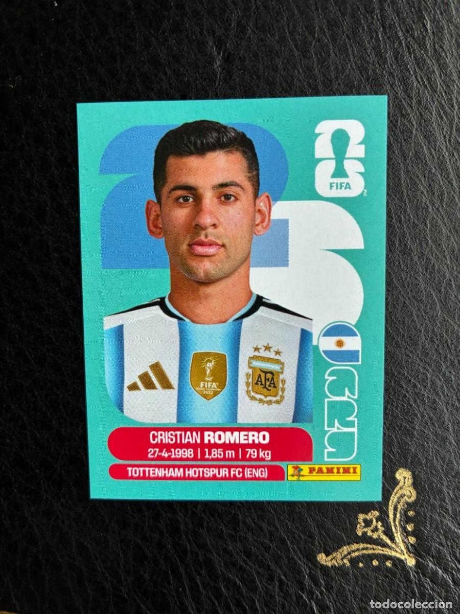 Cromos de f&uacute;tbol: ARG 4 CRISTIAN ROMERO ARG4 ARGENTINA FIFA WORLD CUP MUNDIAL 2026 26 PANINI