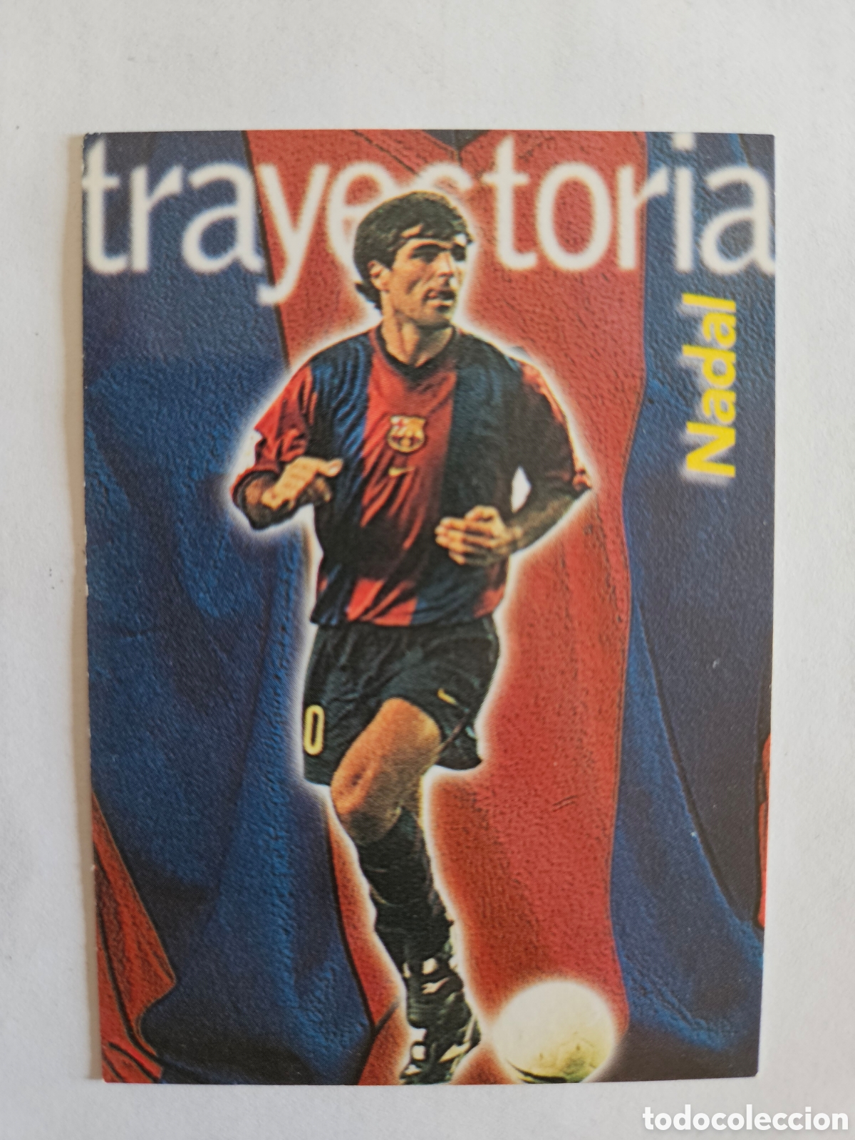 Football Stickers: TRAYECTORIA NADAL . N&ordm; 210. 100 A&Ntilde;OS F.C. BARCELONA. 1899-1999. PANINI