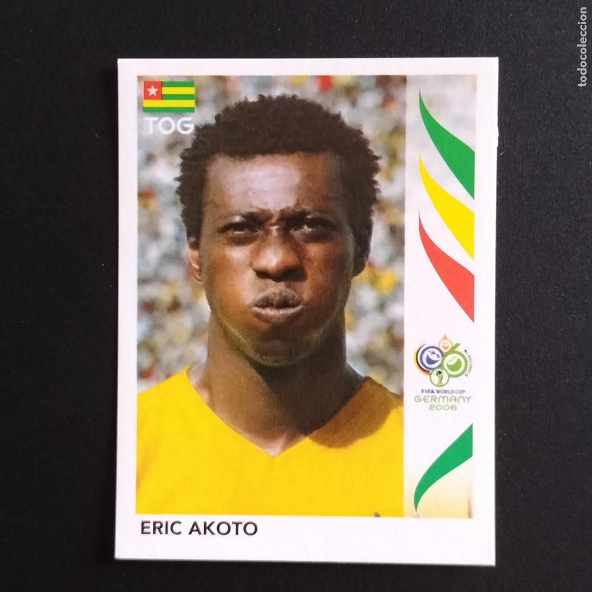 Football Stickers: 515 ERIC AKOTO TOGO CROMOS FIFA WORLD CUP GERMANY 2006 MUNDIAL ALEMANIA PANINI