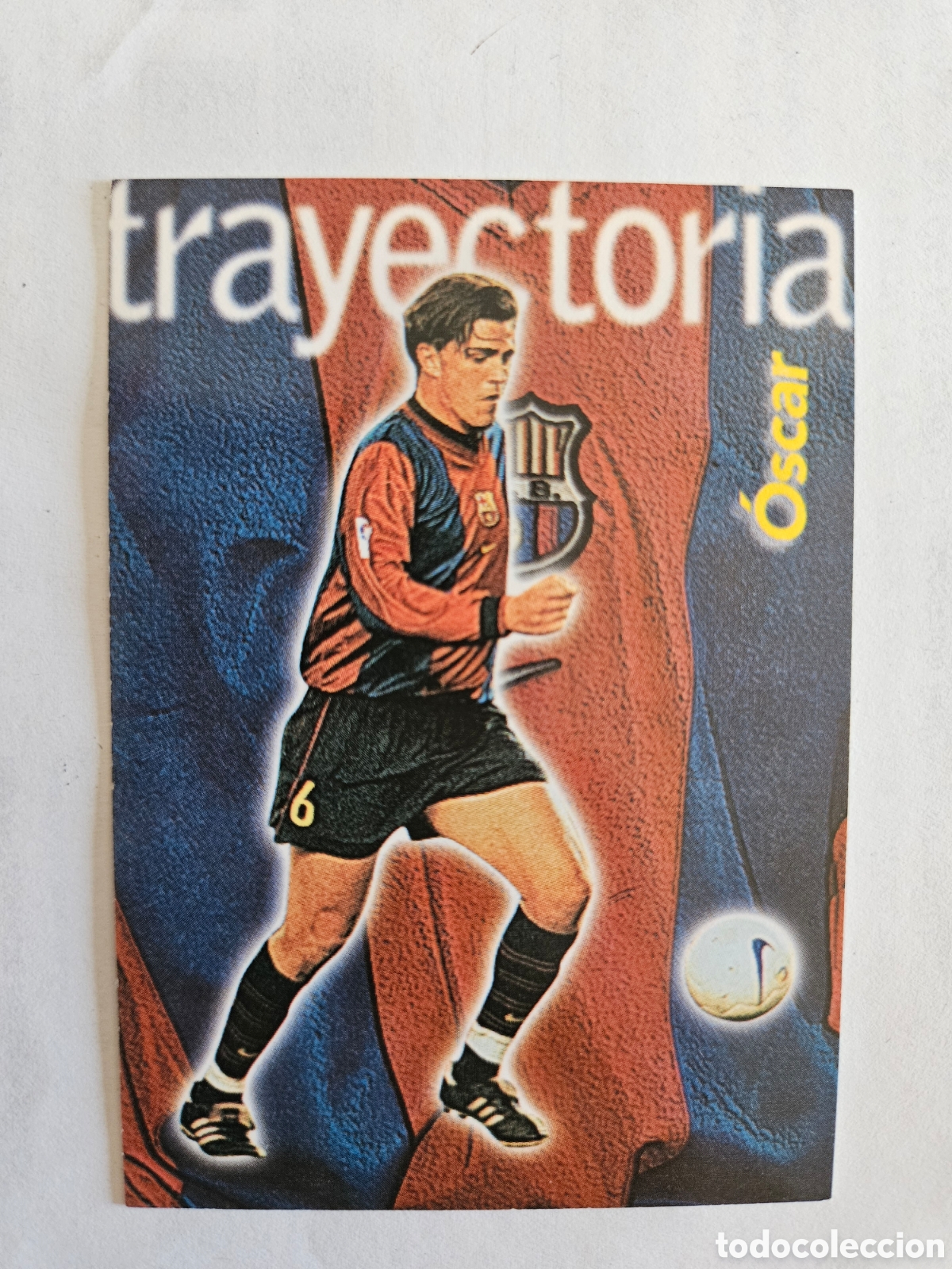 Football Stickers: OSCAR # 196 TRAYECTORIA BAR&Ccedil;A 100 A&Ntilde;OS 1899/1999 CENTENARIO CARDS PANINI SPORTS