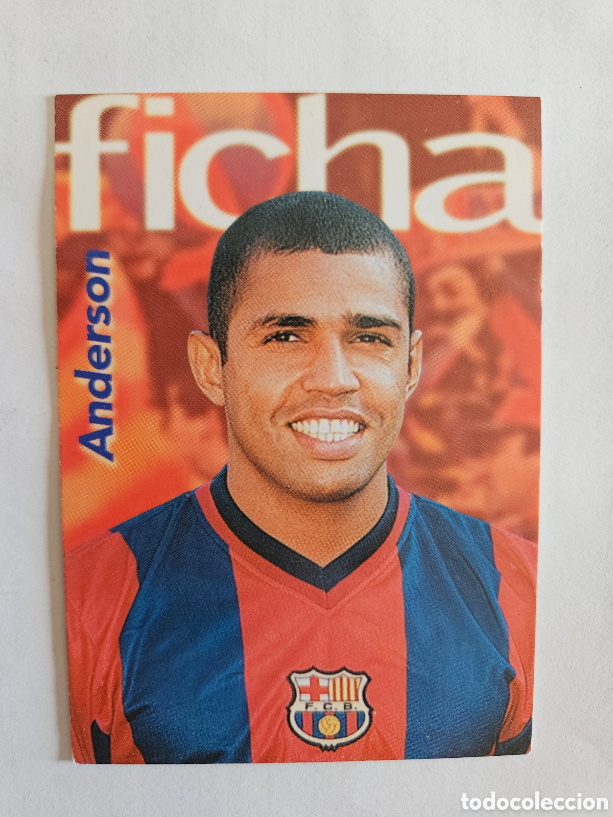 Fu&szlig;ball-Sticker: 172 ANDERSON PANINI BARCELONA 1899 1999 CENTENARIO 100 A&Ntilde;OS CROMO BARCA