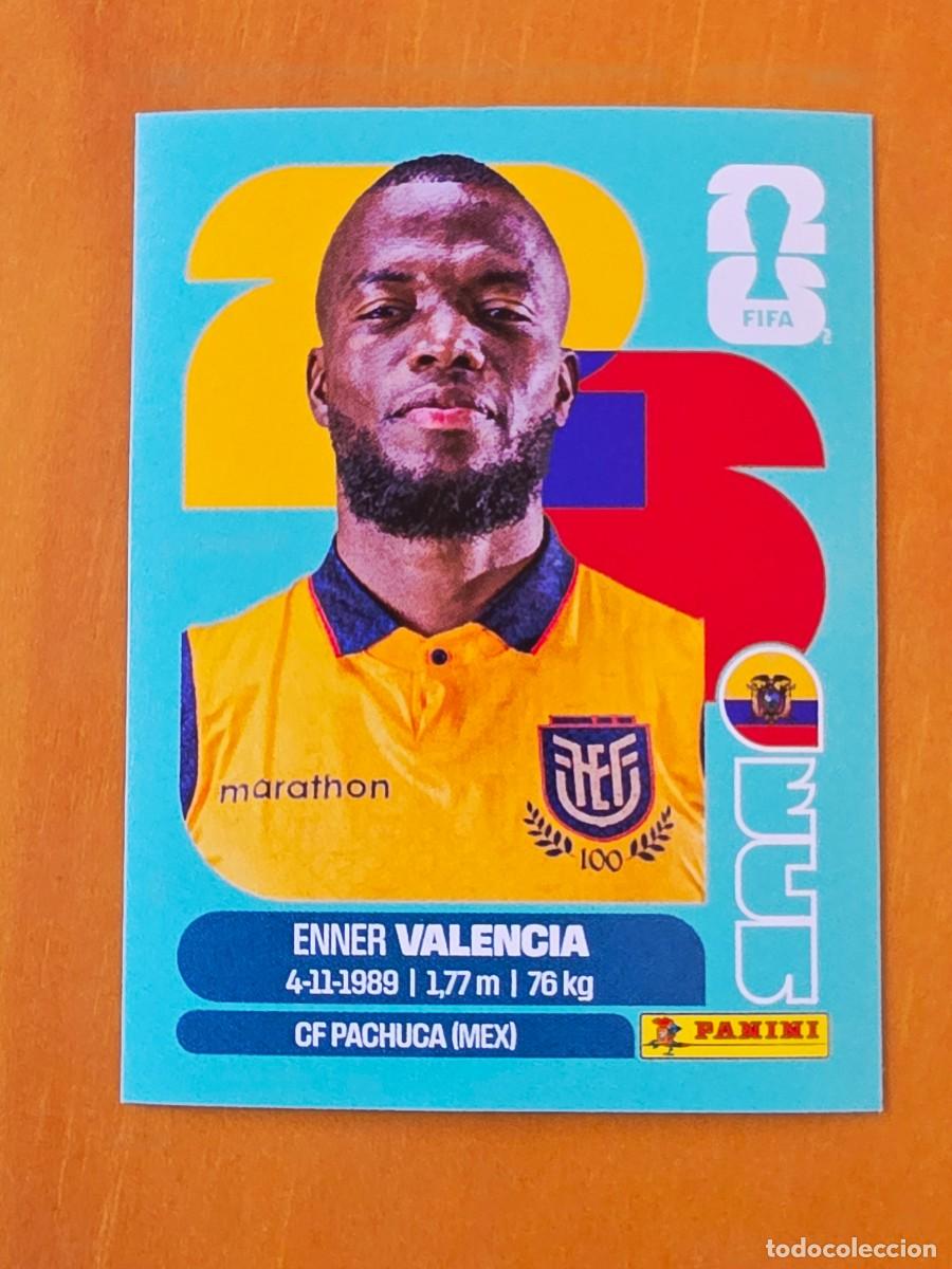 Cromos de f&uacute;tbol: ECU 20 Enner Valencia, Ecuador, Panini FIFA World Cup Mundial 2026 Sticker