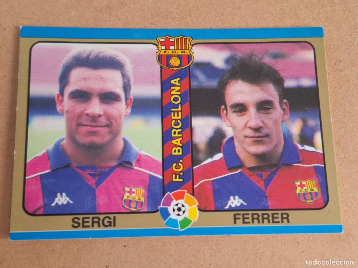Cromos de f&uacute;tbol: F&Uacute;TBOL TOTAL LIGA 94 95 1994 1995 - MUNDICROMO - 2 SERGI / FERRER - FC. BARCELONA - CP9