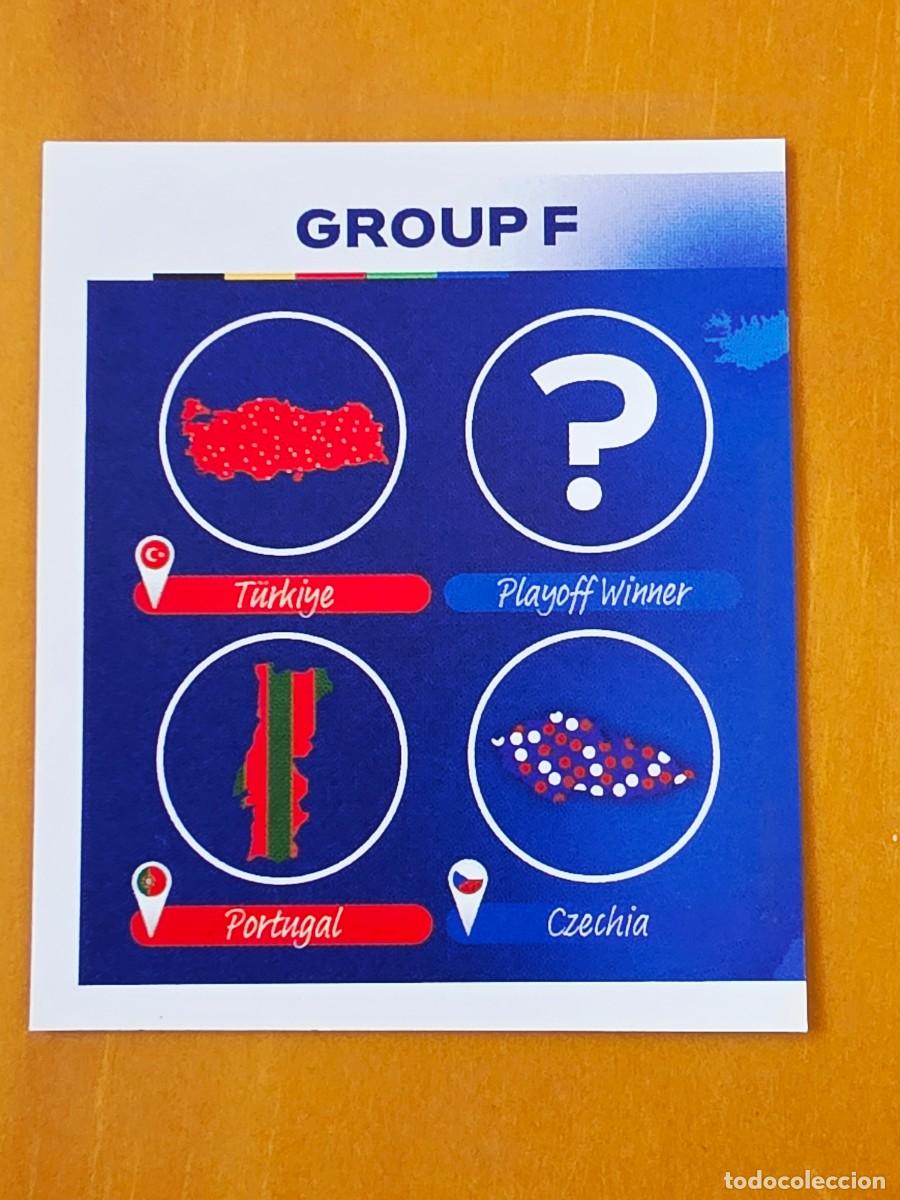 Cromos de f&uacute;tbol: GF 1 Group F Grupo, Topps UEFA Euro 2024, Eurocopa Germany 24 sticker