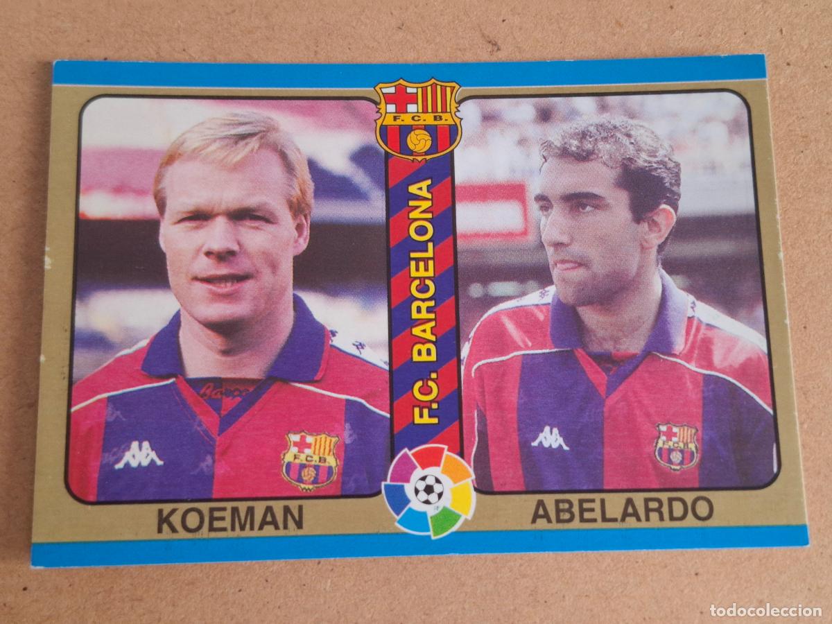Cromos de f&uacute;tbol: F&Uacute;TBOL TOTAL LIGA 94 95 1994 1995 - MUNDICROMO - 3 KOEMAN / ABELARDO - FC. BARCELONA - CP9
