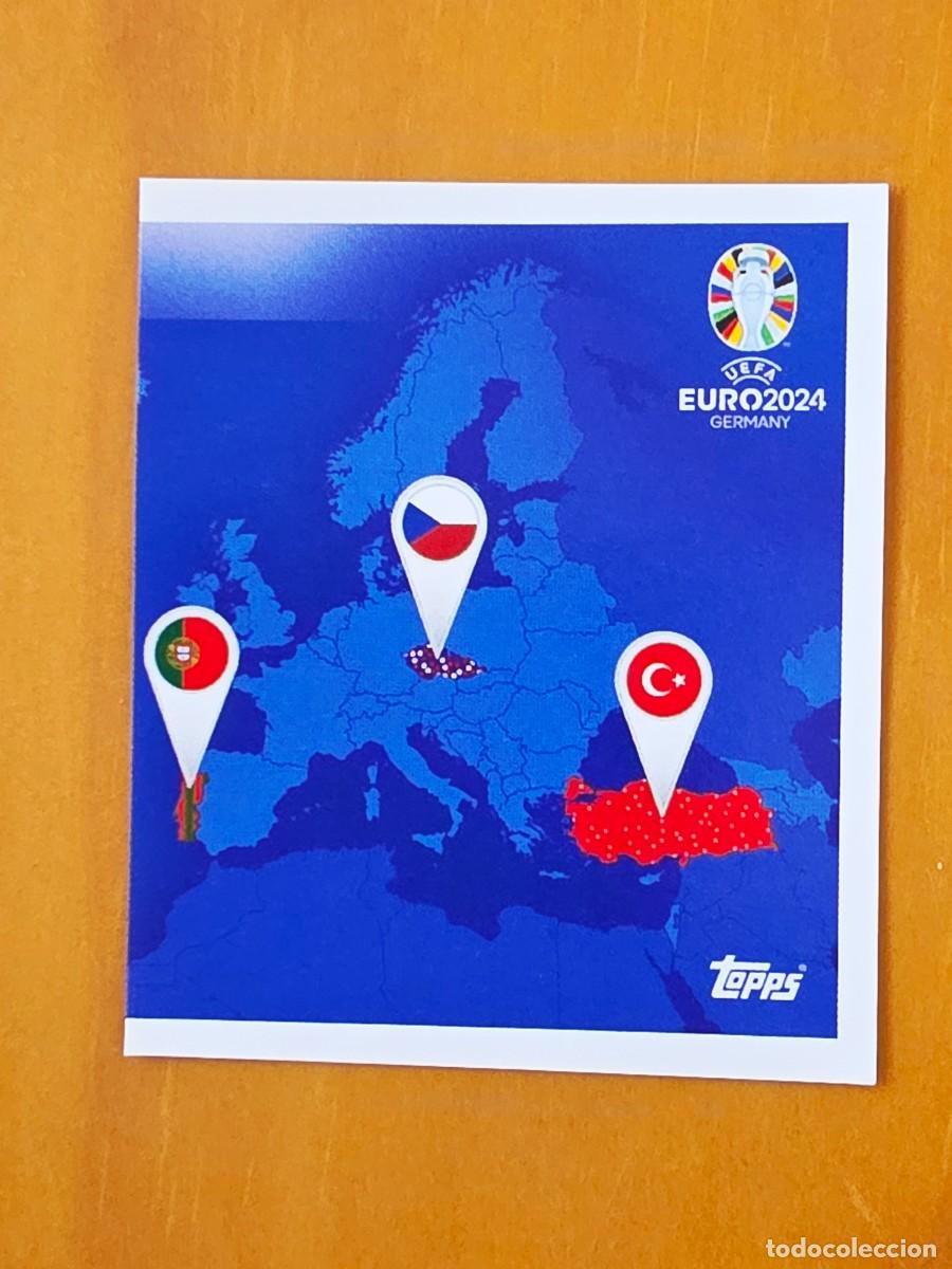 Cromos de f&uacute;tbol: GF 2 Group F Grupo, Topps UEFA Euro 2024, Eurocopa Germany 24 sticker