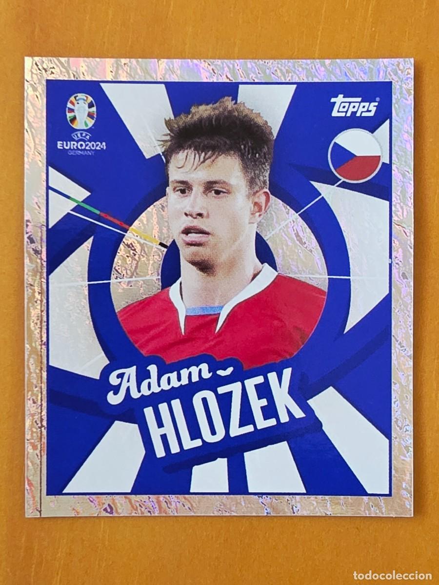 Fu&szlig;ball-Sticker: CZE PTW Adam Hložek, Rep&uacute;blica Checa, Chequia, Topps UEFA Euro 2024, Eurocopa Germany 24 sticker