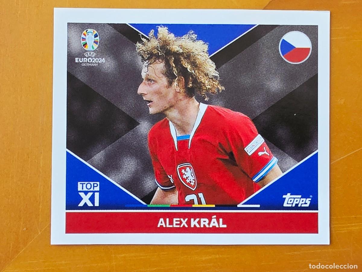 Fu&szlig;ball-Sticker: CZE TOP 2 Alex Kr&aacute;l, Rep&uacute;blica Checa, Chequia, Topps UEFA Euro 2024, Eurocopa Germany 24 sticker