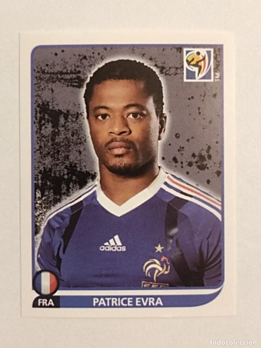 Football Stickers: #94 PATRICE EVRA (FRANCIA) MUNDIAL SUDAFRICA 2010 PANINI