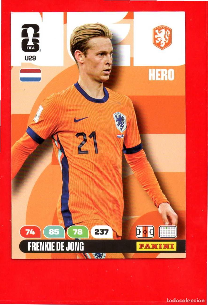 Cartes &agrave; collectionner de Football: U29 Frenkie de Jong - Paises Bajos - Update Set - World Cup Mundial 2026