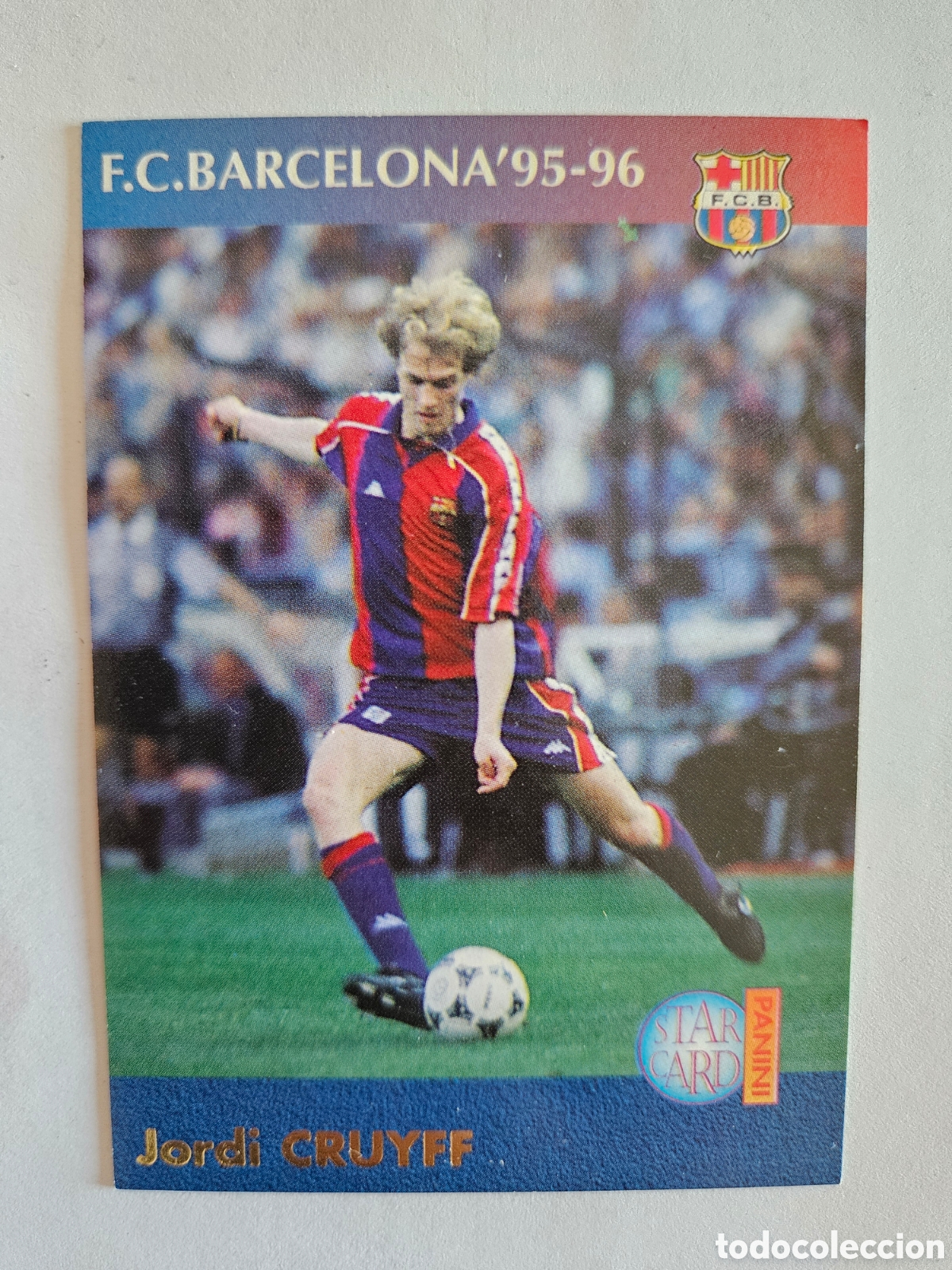 Figurine di Calcio: JORDI CRUYFF 32 BARCELONA PANINI 1995 1996 CROMO LIGA FUTBOL 95 96 OFICAL