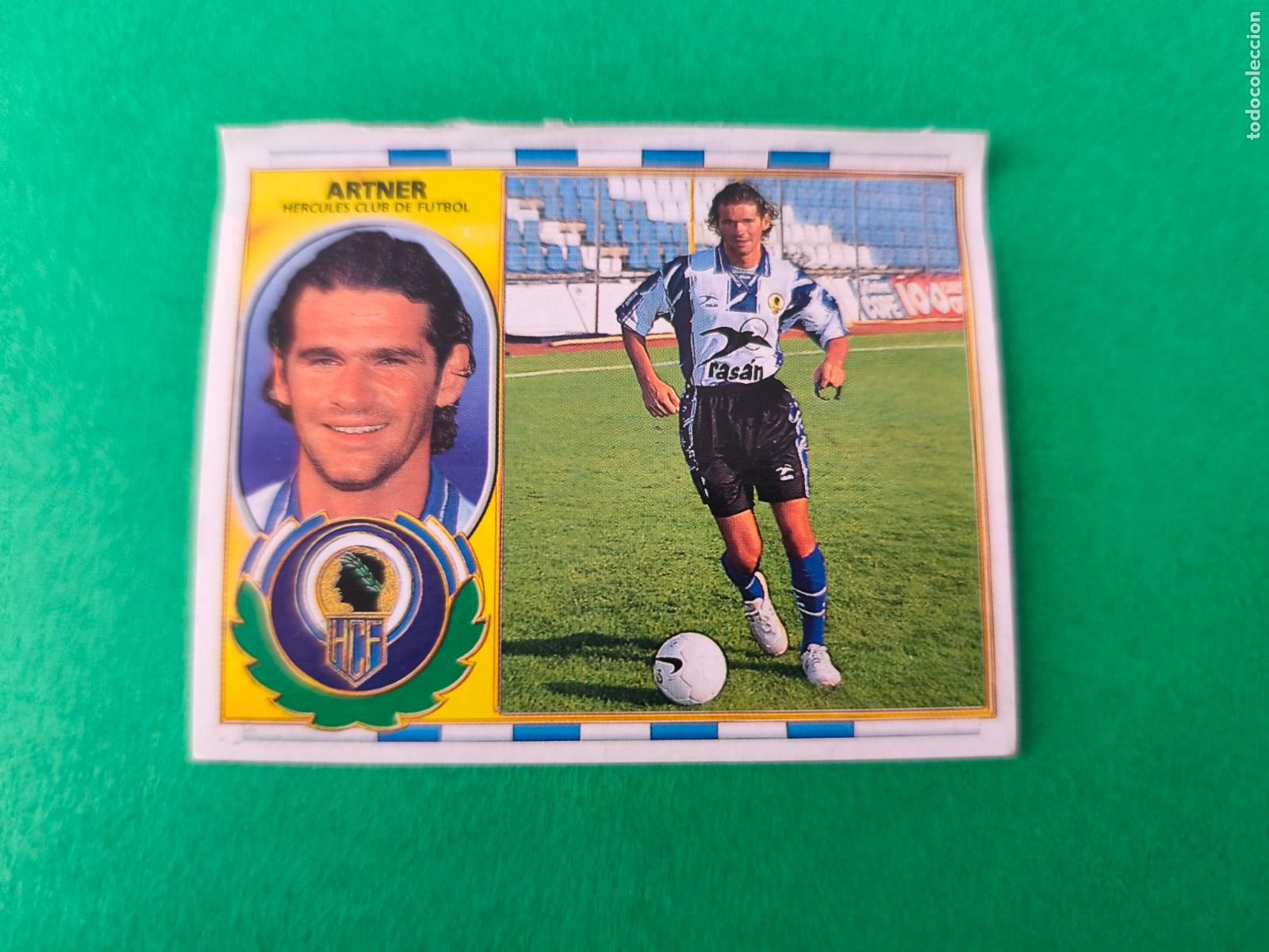 Figurine di Calcio: CROMO FUTBOL ARTNER HERCULES C.F. COLOCA VENTANILLA SUPERIOR LIGA ESTE 1996-1997/96-97