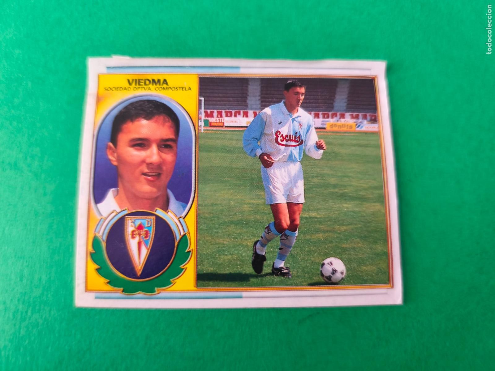 Figurine di Calcio: CROMO FUTBOL VIEDMA S.D.COMPOSTELA COLOCA VENTANILLA SUPERIOR LIGA ESTE 1996-1997/96-97