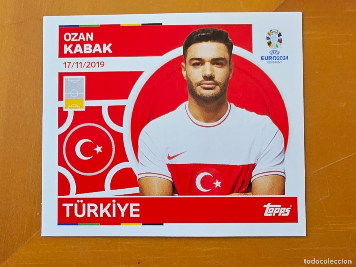 Figurine di Calcio: TUR 9 Ozan Kabak, Turqu&iacute;a, Topps UEFA Euro 2024, Eurocopa Germany 24 sticker