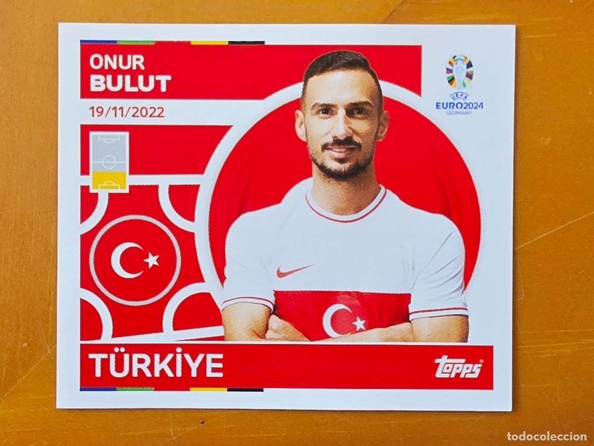 Figurine di Calcio: TUR 10 Onur Bulut, Turqu&iacute;a, Topps UEFA Euro 2024, Eurocopa Germany 24 sticker
