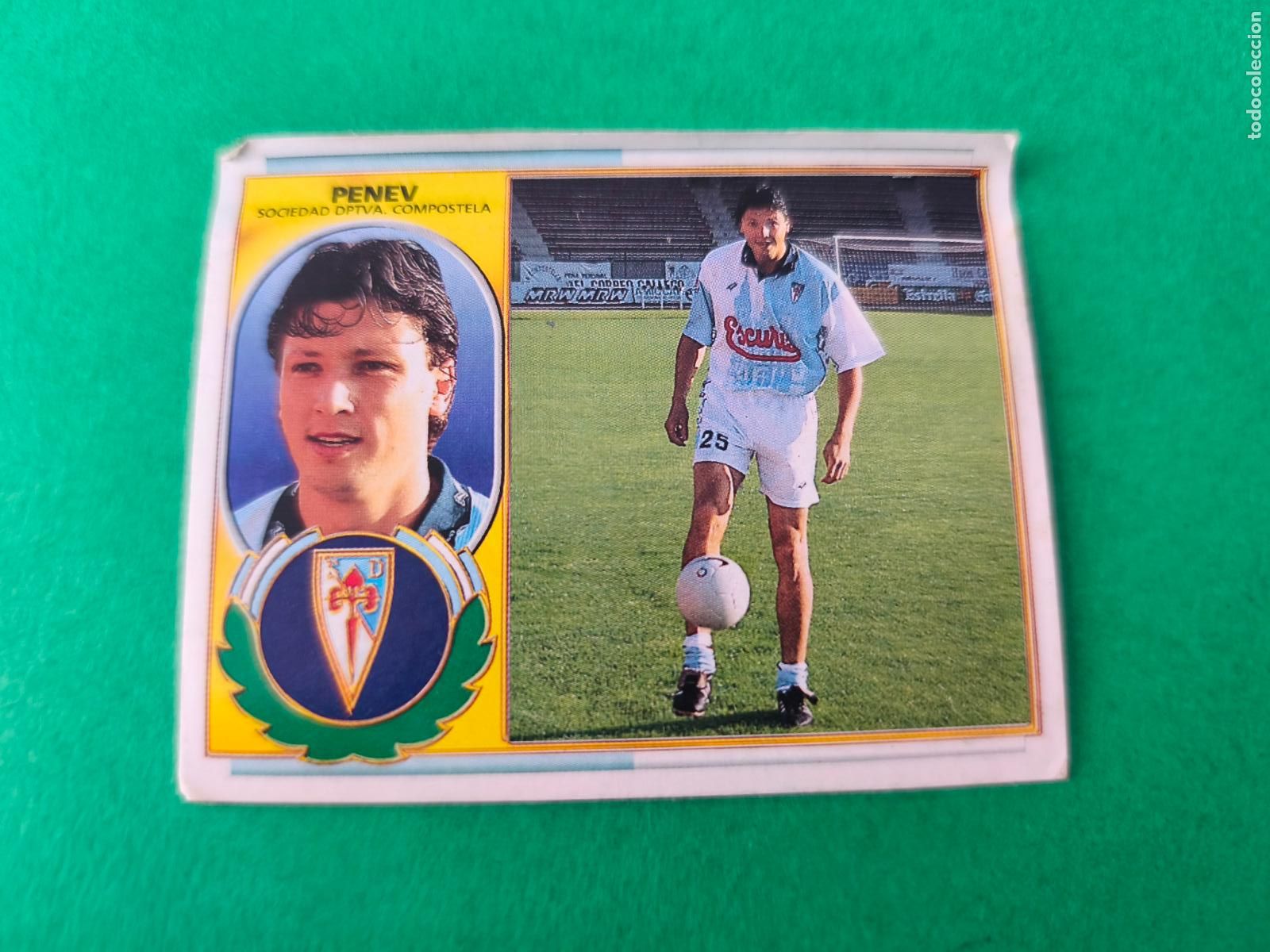 Figurine di Calcio: CROMO FUTBOL PENEV S.D.COMPOSTELA COLOCA VENTANILLA SUPERIOR LIGA ESTE 1996-1997/96-97