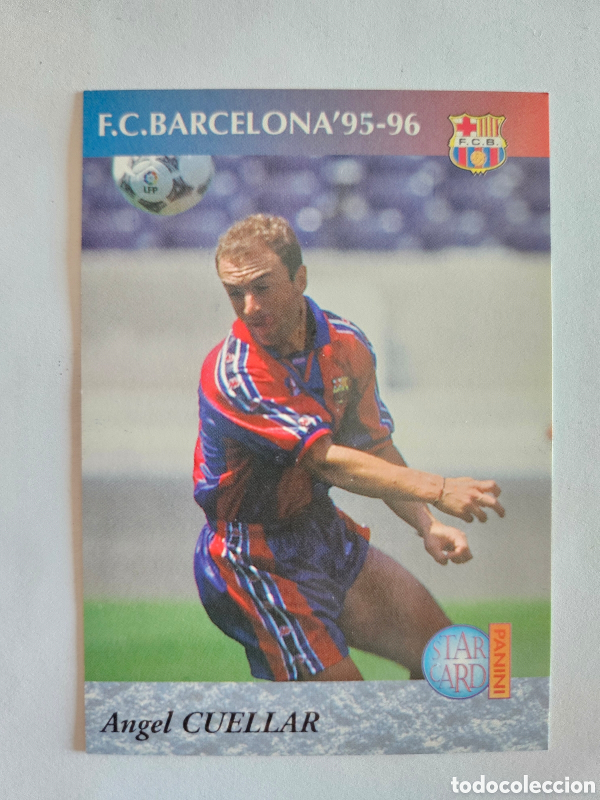 Figurine di Calcio: CUELLAR 23 BARCELONA PANINI 1995 1996 CROMO LIGA FUTBOL 95 96 OFICAL