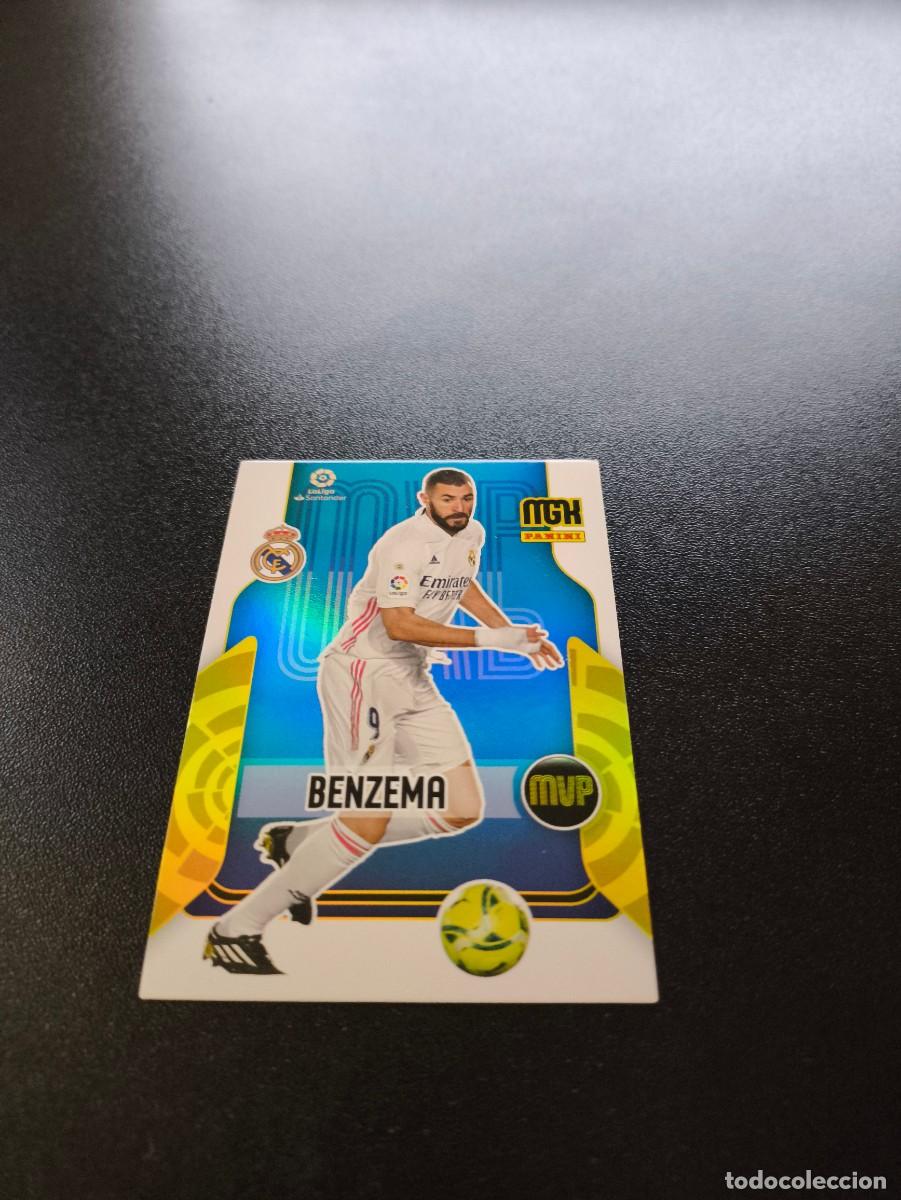 Cromos de f&uacute;tbol: 361 Karim Benzema REAL MADRID MVP PANINI LIGA MEGACRACKS MGK 2021 2022 21 22 NO ESTE ADRENALYN