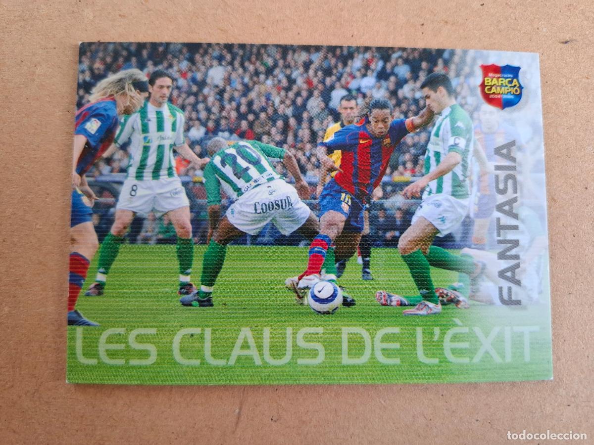 Cromos de f&uacute;tbol: BAR&Ccedil;A CAMPI&Oacute; 2004 2005 04 05 - PANINI - 102 FANTASIA ( RONALDINHO ) -FC. BARCELONA - CP9