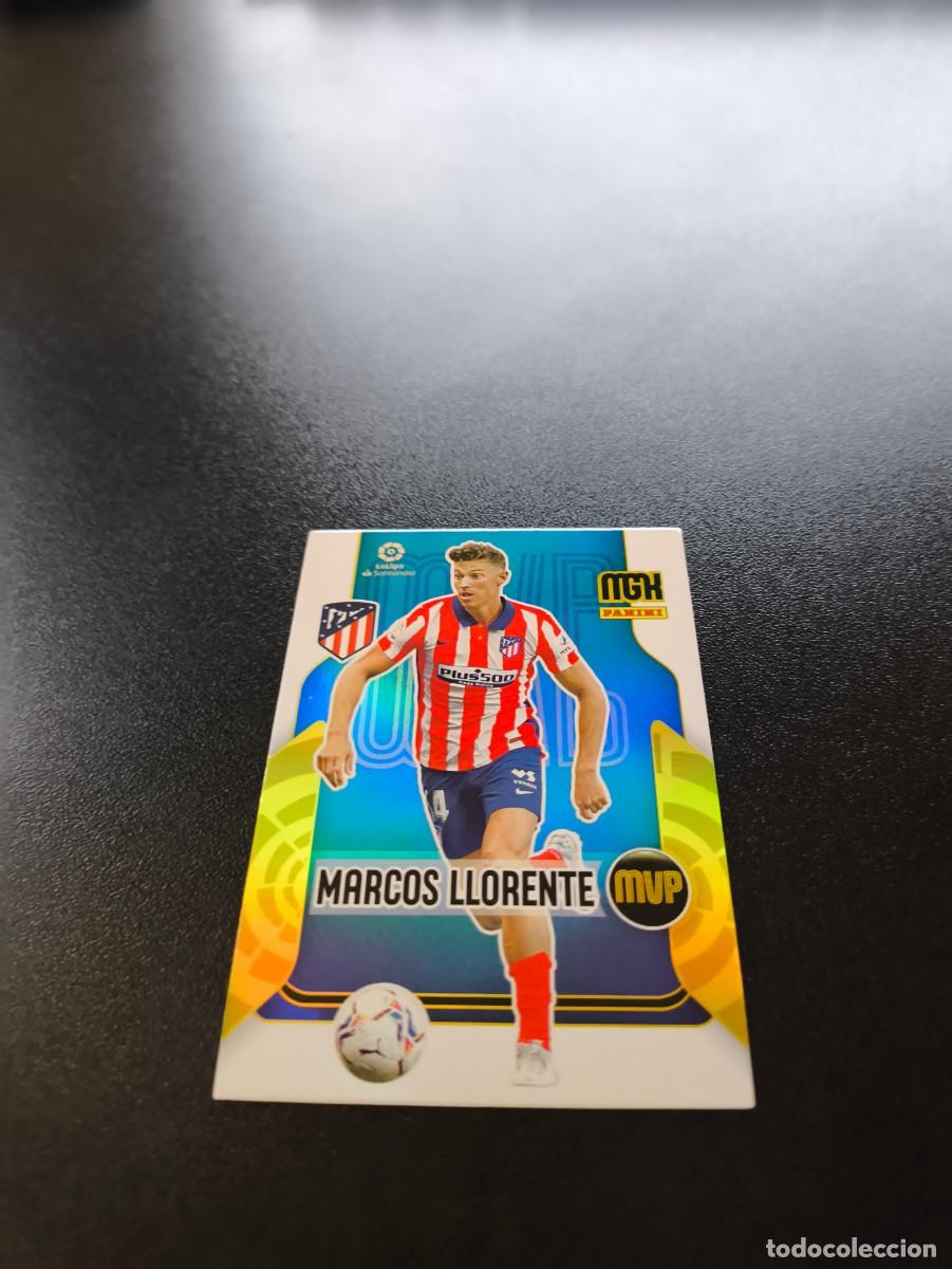 Cromos de f&uacute;tbol: 374 Marcos Llorente ATLETICO MADRID MVP PANINI LIGA MEGACRACKS MGK 2021 2022 21 22 NO ESTE ADRENALYN