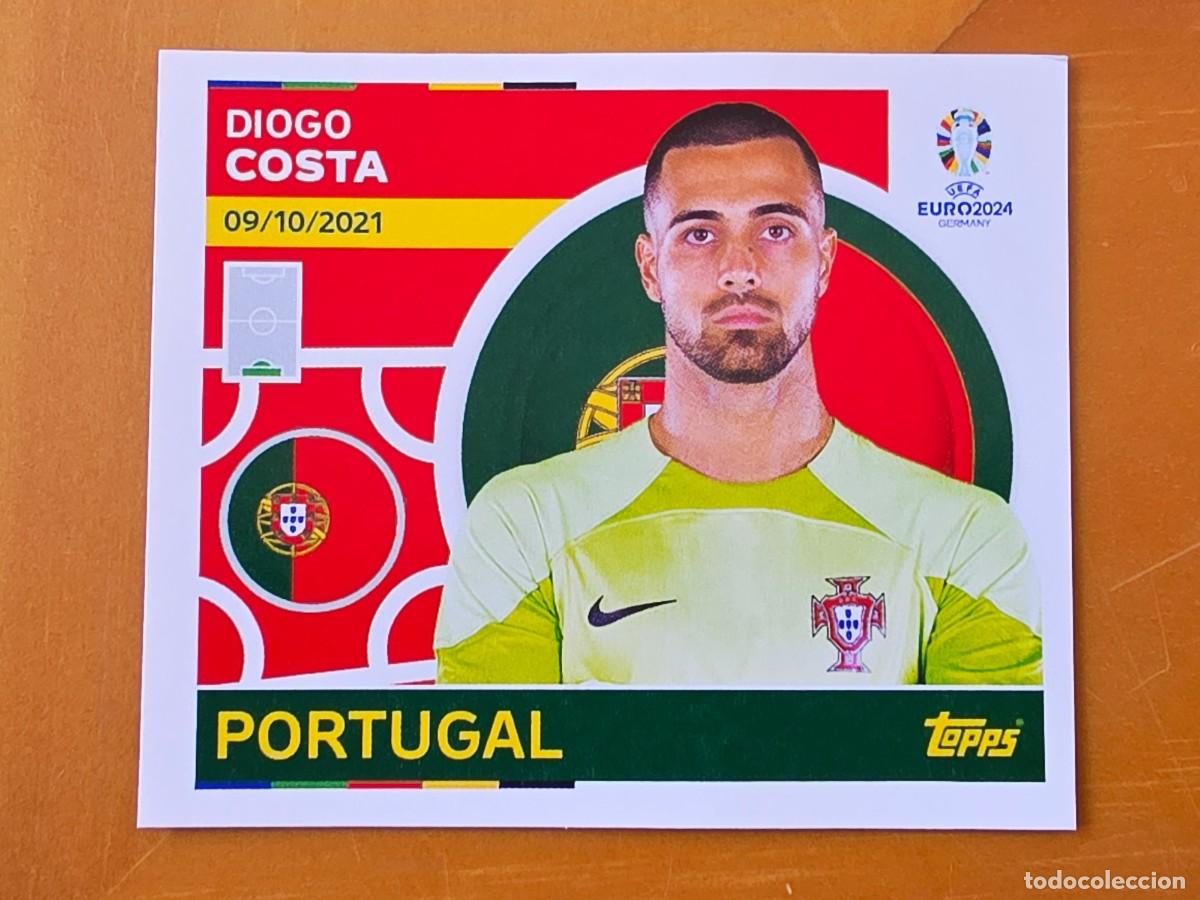 Cromos de f&uacute;tbol: POR 4 Diogo Costa, Portugal, Topps UEFA Euro 2024, Eurocopa Germany 24 sticker