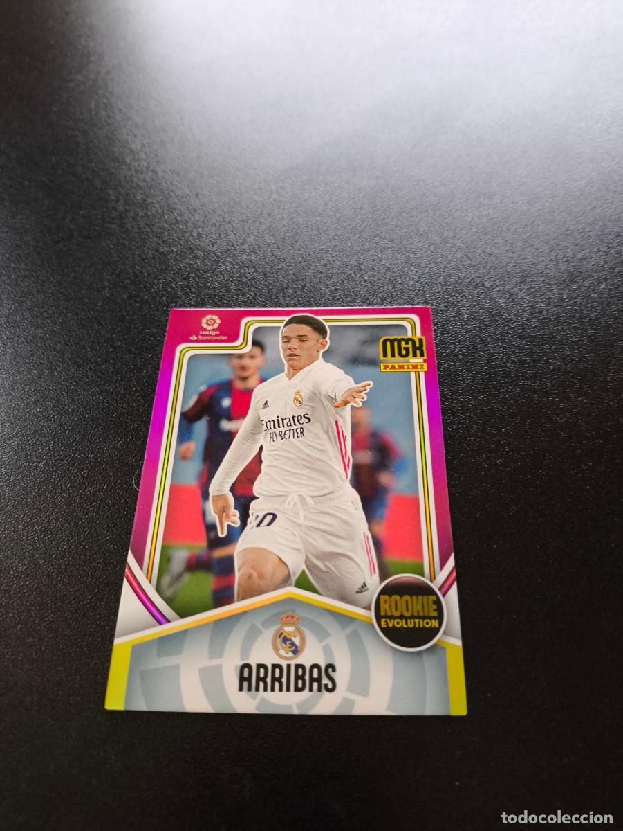 Cromos de f&uacute;tbol: 382 Arribas REAL MADRID ROOKIE PANINI LIGA MEGACRACKS MGK 2021 2022 21 22 NO ESTE ADRENALYN