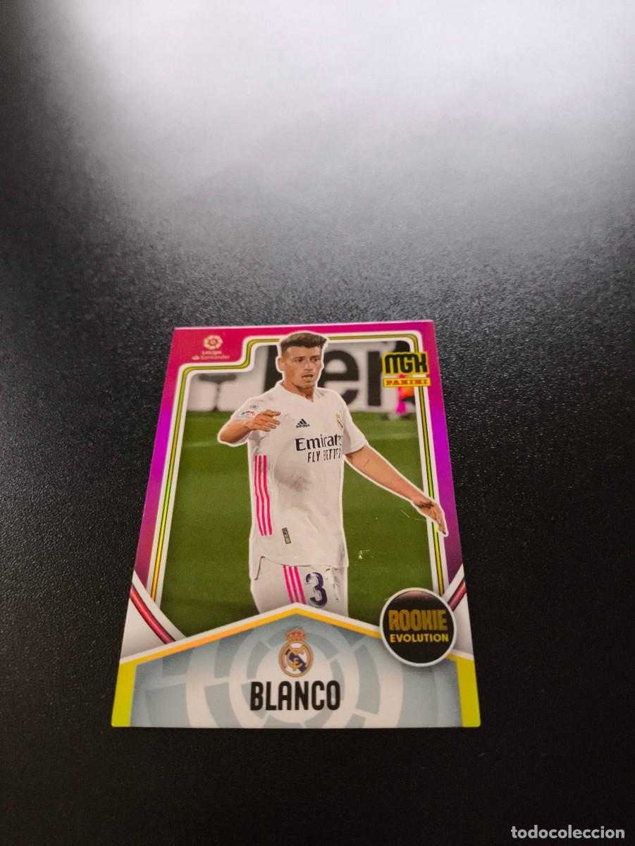Cromos de f&uacute;tbol: 384 Blanco REAL MADRID ROOKIE PANINI LIGA MEGACRACKS MGK 2021 2022 21 22 NO ESTE ADRENALYN