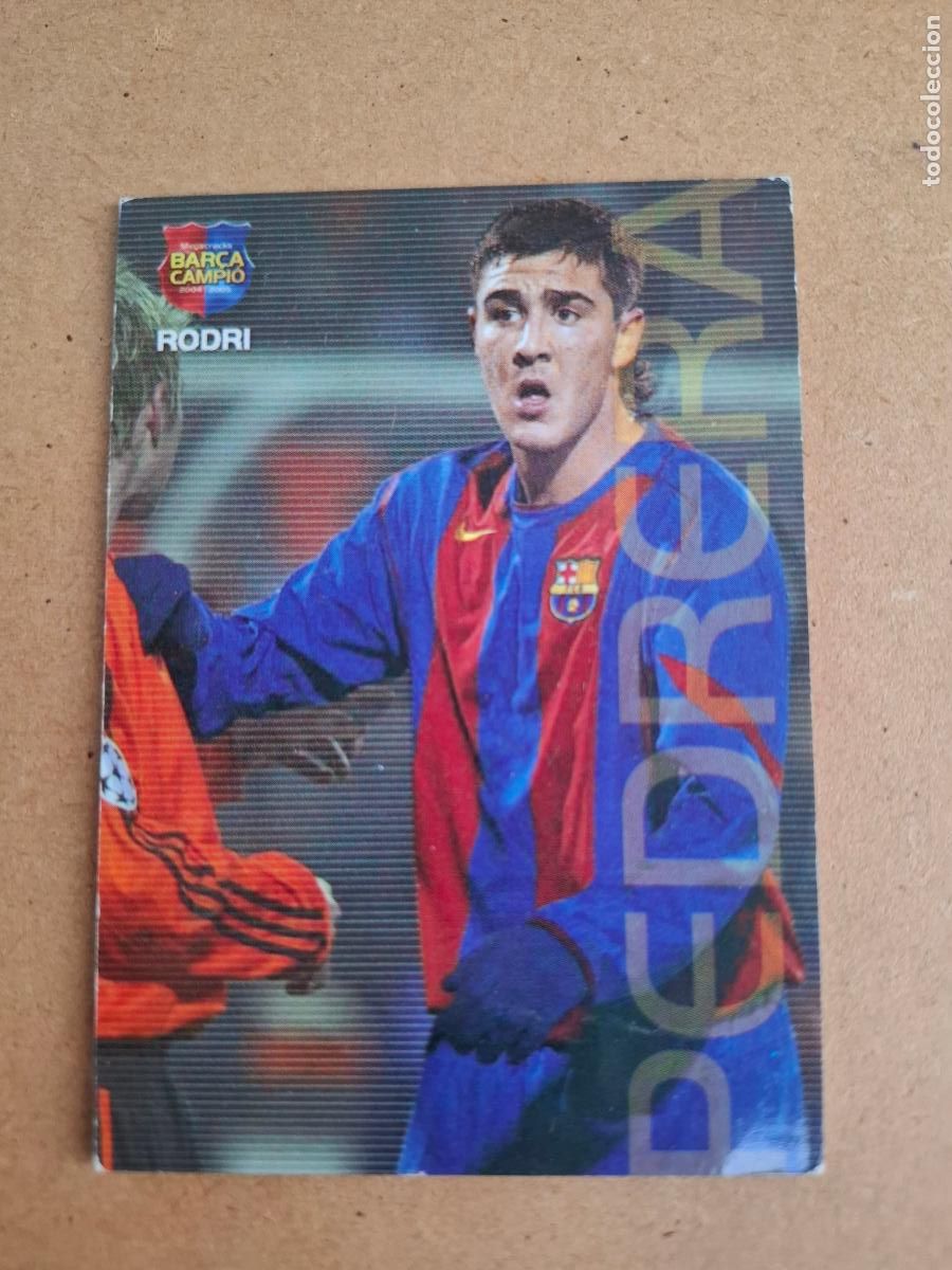 Cromos de Futebol: BAR&Ccedil;A CAMPI&Oacute; 2004 2005 04 05 - PANINI - 120 PEDRERA ( RODRI ) - FC. BARCELONA - CP9