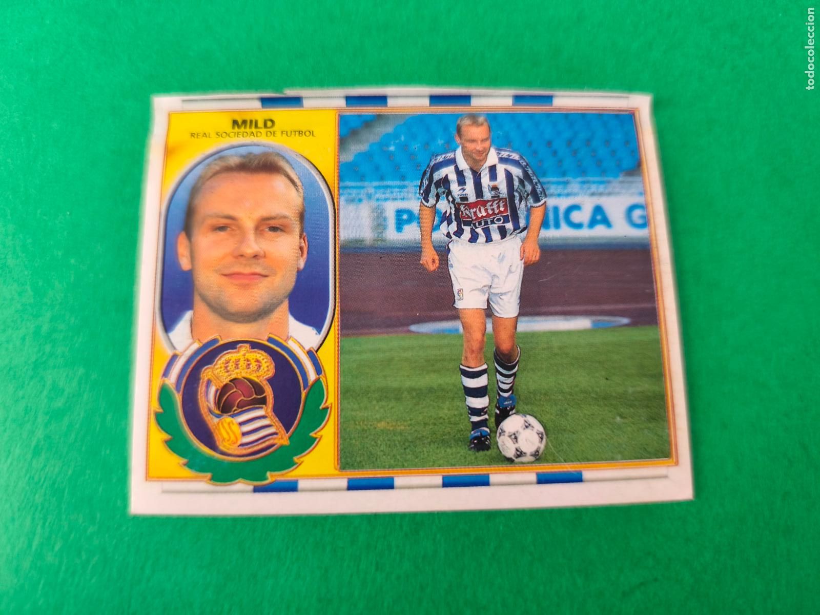 Cromos de Futebol: CROMO FUTBOL MILD REAL SOCIEDAD COLOCA VENTANILLA SUPERIOR LIGA ESTE 1996-1997/96-97
