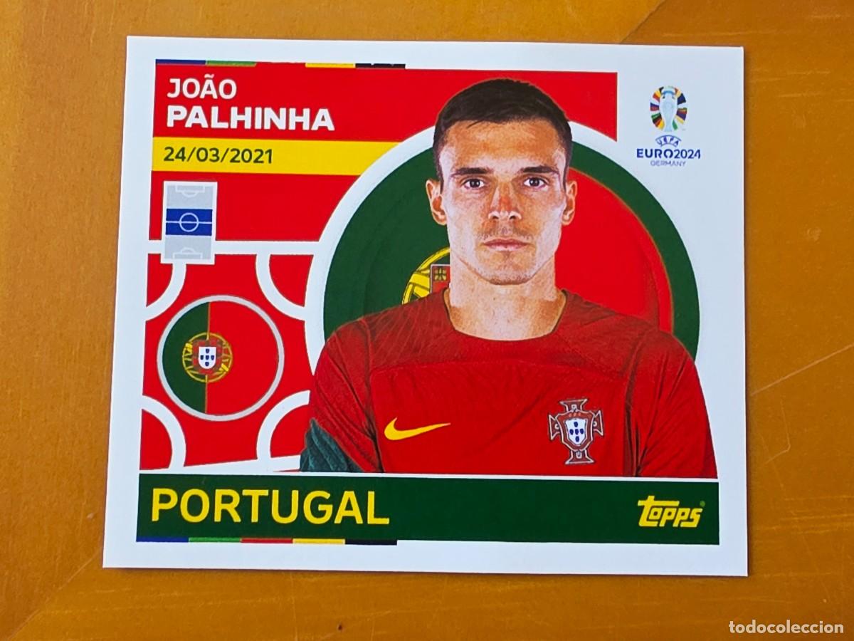 Cromos de Futebol: POR 12 Jo&atilde;o Palhinha, Portugal, Topps UEFA Euro 2024, Eurocopa Germany 24 sticker