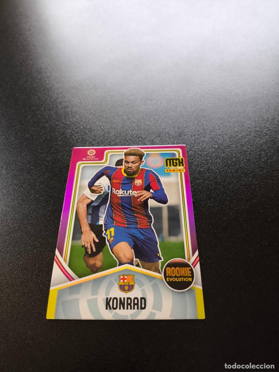 Cromos de Futebol: 393 Konrad de la Fuente BARCELONA ROOKIE PANINI LIGA MEGACRACKS MGK 2021 2022 21 22 N ESTE ADRENALYN