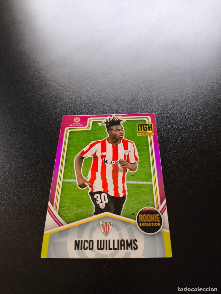 Cromos de Futebol: 399 Nico Williams ATHLETIC BILBAO ROOKIE PANINI LIGA MEGACRACKS MGK 2021 2022 21 22 N ESTE ADRENALYN