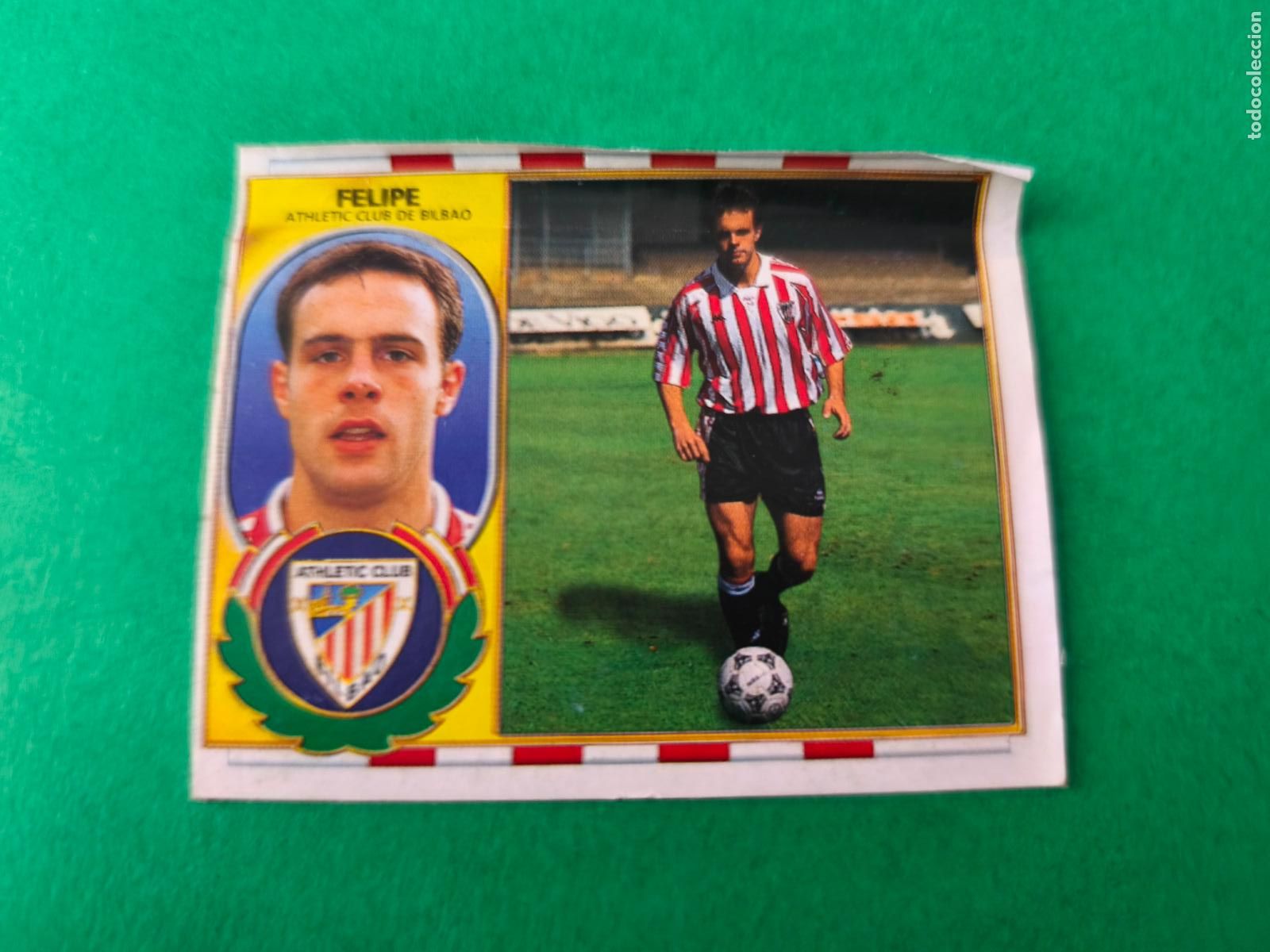 Cromos de f&uacute;tbol: CROMO FUTBOL FELIPE ATH. BILBAO COLOCA VENTANILLA LIGA ESTE 1996-1997/96-97