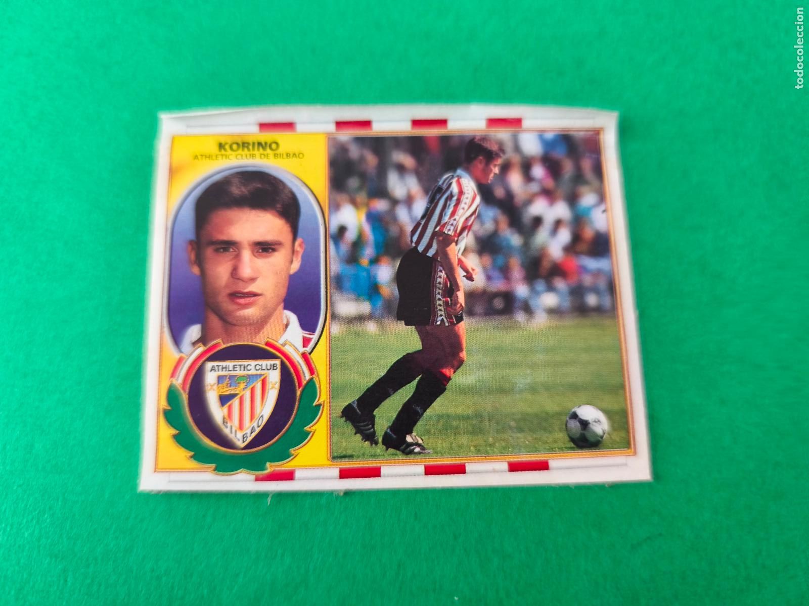 Cromos de f&uacute;tbol: CROMO FUTBOL KORINO ATH. BILBAO COLOCA VENTANILLA LIGA ESTE 1996-1997/96-97