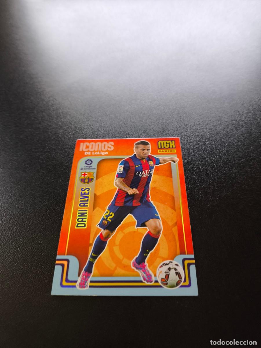 Cromos de f&uacute;tbol: 414 Dani Alves BARCELONA ICONOS PANINI LIGA MEGACRACKS MGK 2021 2022 21 22 NO ESTE ADRENALYN