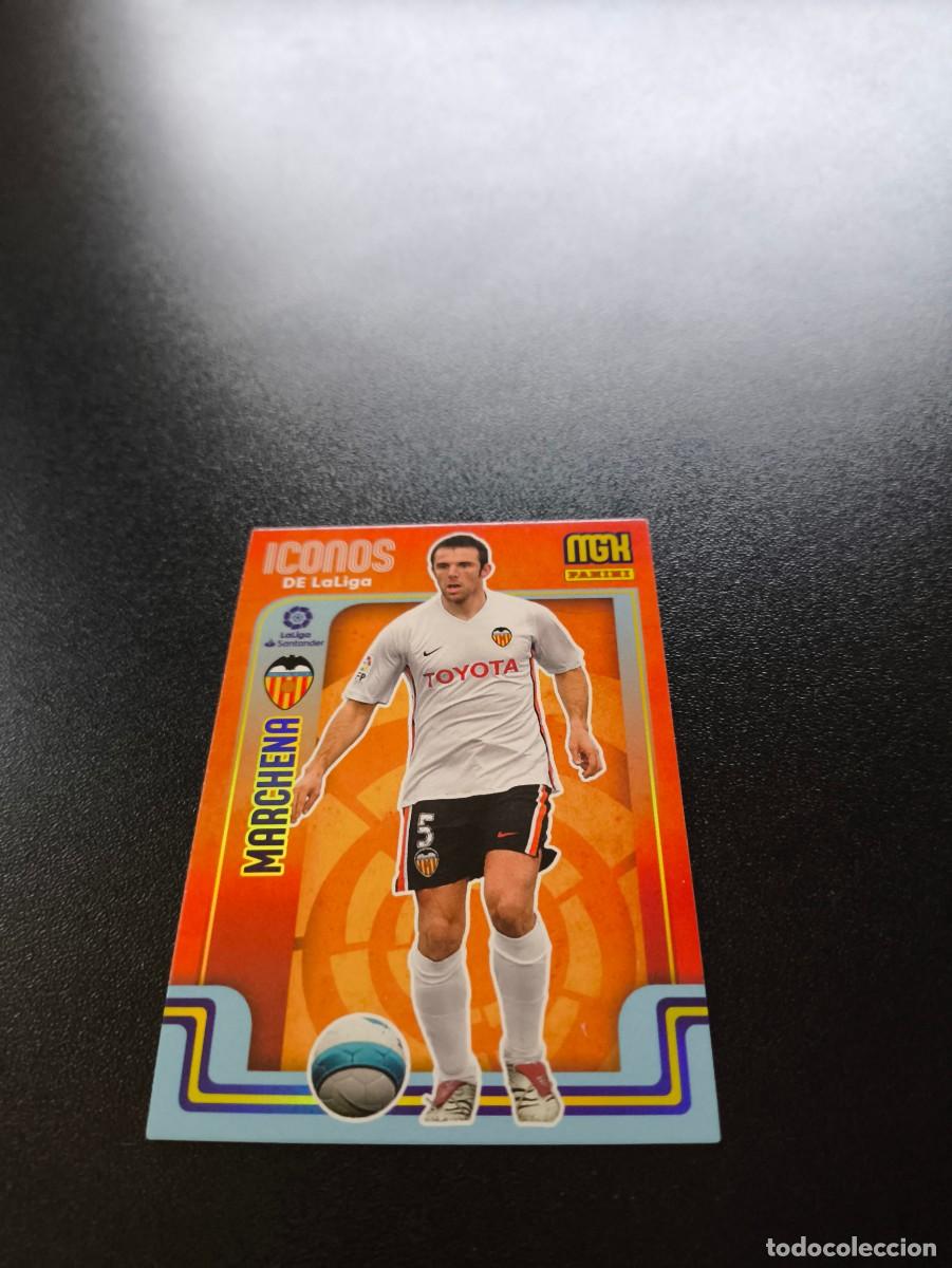Cromos de f&uacute;tbol: 425 Carlos Marchena VALENCIA ICONOS PANINI LIGA MEGACRACKS MGK 2021 2022 21 22 NO ESTE ADRENALYN
