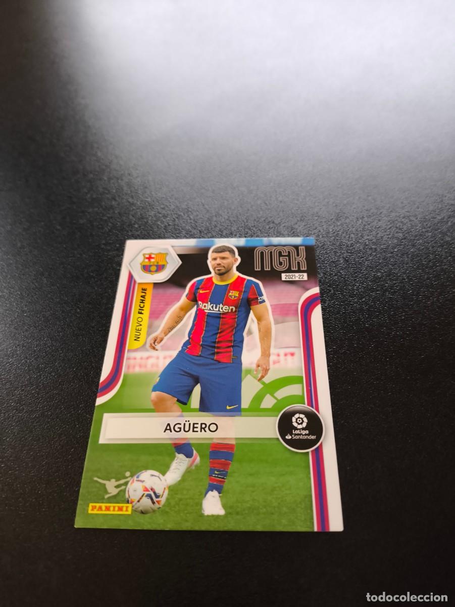 Cromos de f&uacute;tbol: 435 Sergio Ag&uuml;ero BARCELONA NUEVO FICHAJE PANINI LIGA MEGACRACKS MGK 2021 2022 21 22 NO ESTE