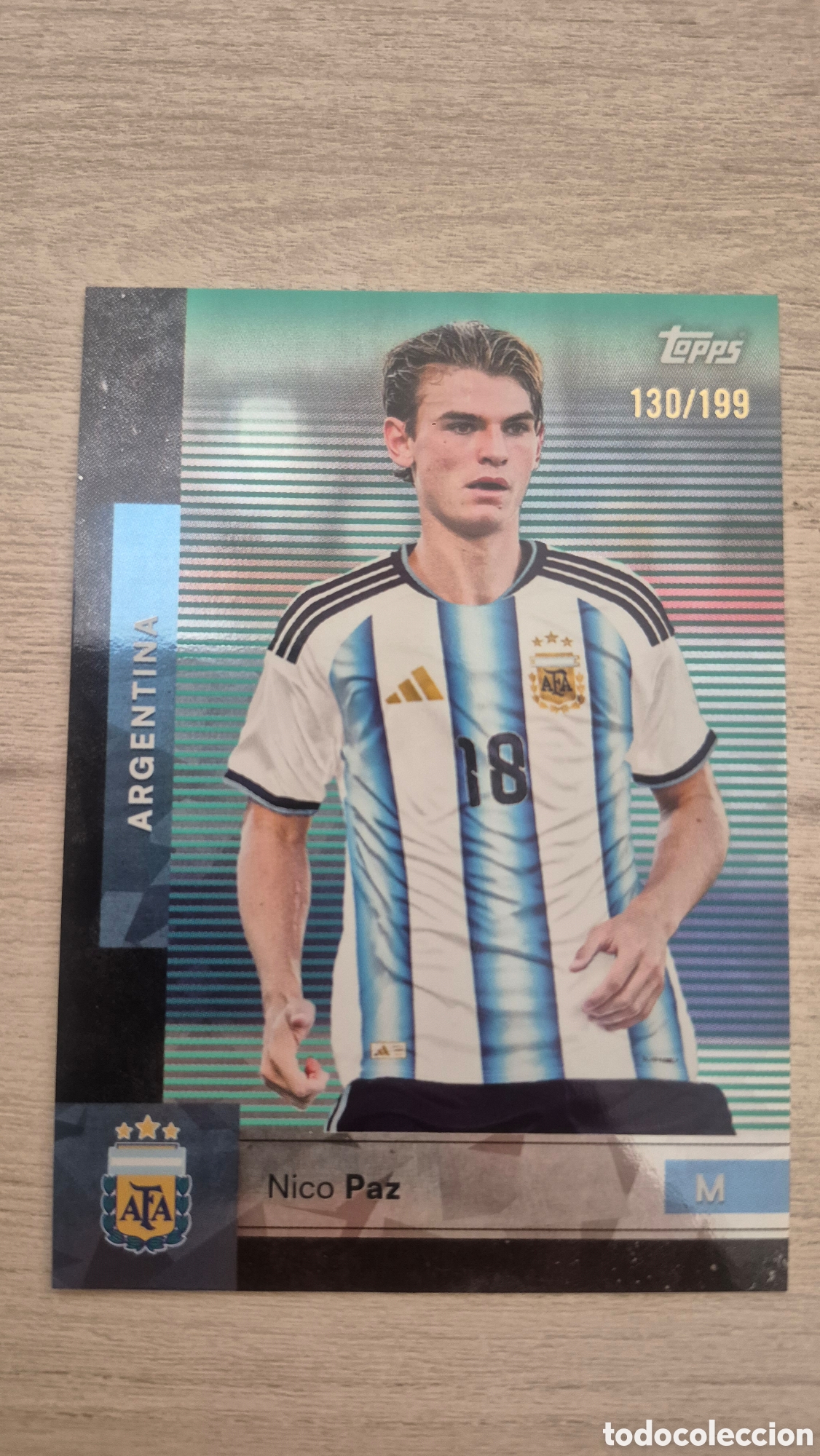 Cromos de Futebol: Nico Paz /199 Team Set Argentina 2026