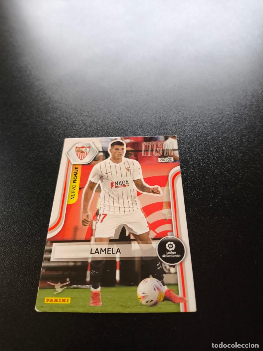 Football Stickers: 448 Lamela SEVILLA NUEVO FICHAJE PANINI LIGA MEGACRACKS MGK 2021 2022 21 22 NO ESTE ADRENALYN