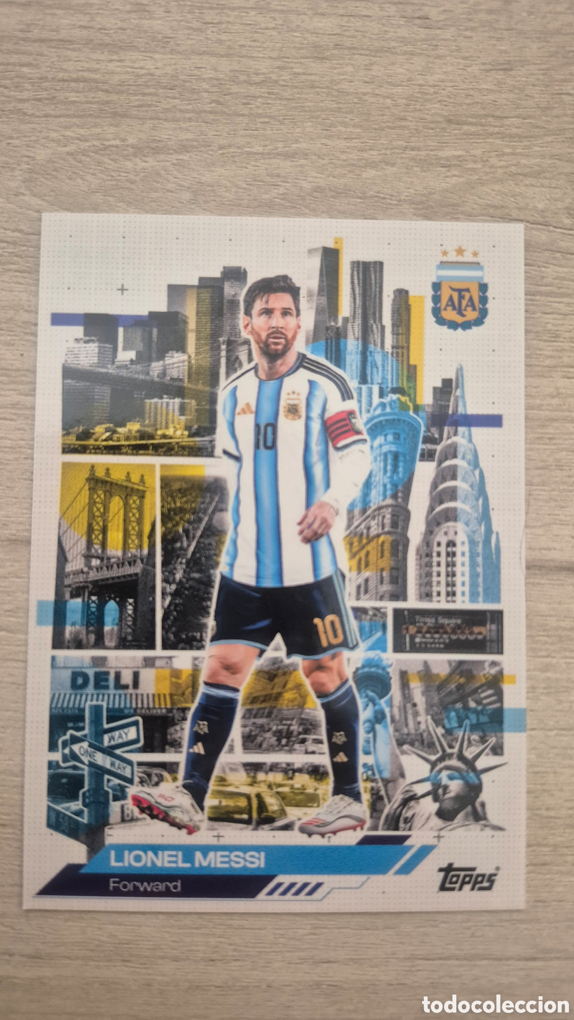 Football Stickers: N&deg;50 Lionel Messi (Nueva York) Team Set Argentina 2026
