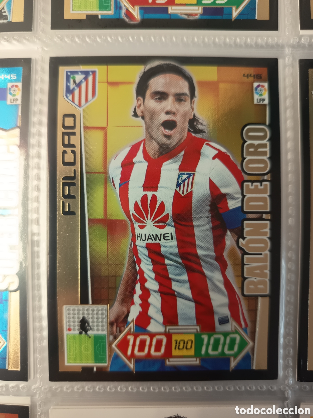 Football Stickers: BALON ORO 446 FALCAO ADRENALYN XL LIGA 2012 2013 12-13