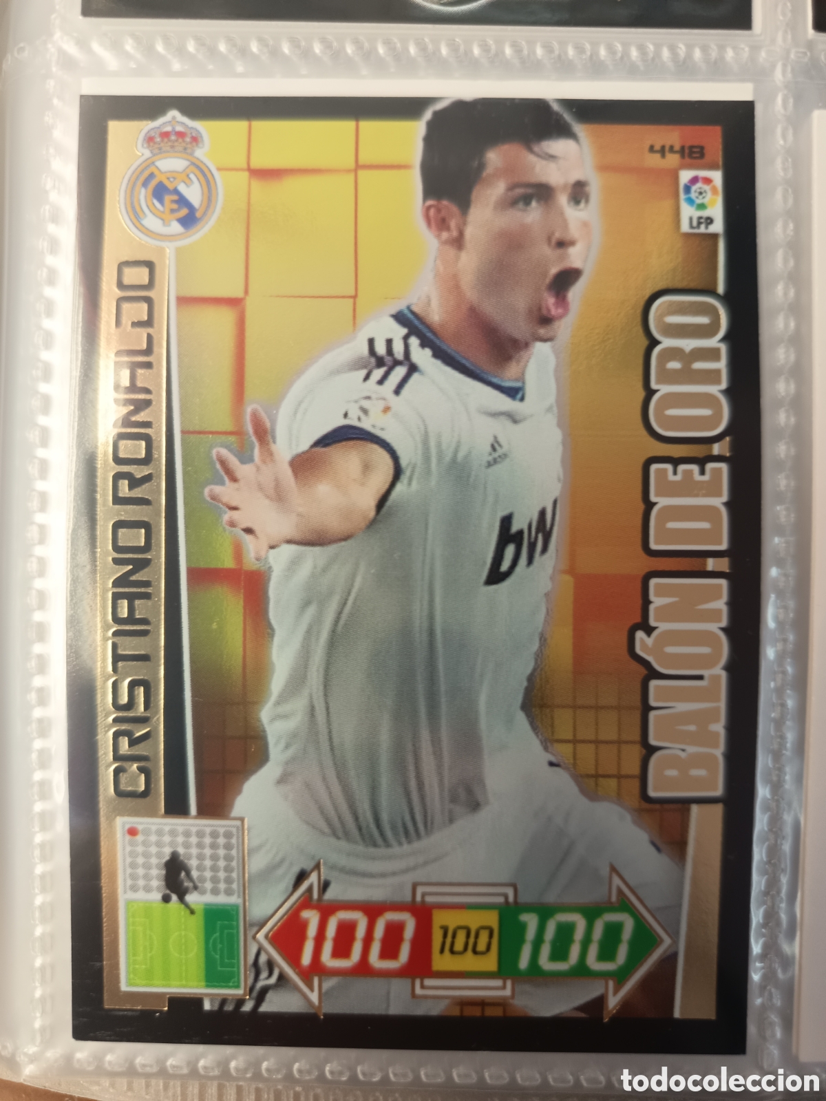 Football Stickers: BALON ORO 448 CRISTIANO RONALDO ADRENALYN XL LIGA 2012 2013 12-13