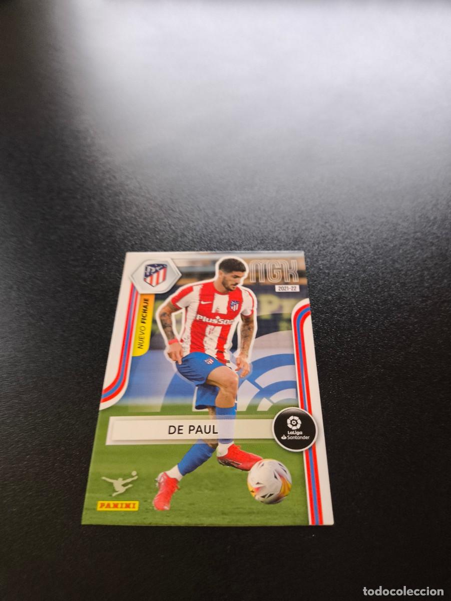 Football Stickers: 457 De Paul ATLETICO DE MADRID NUEVO FICHAJE PANINI LIGA MEGACRACKS MGK 2021 2022 21 22 NO ESTE