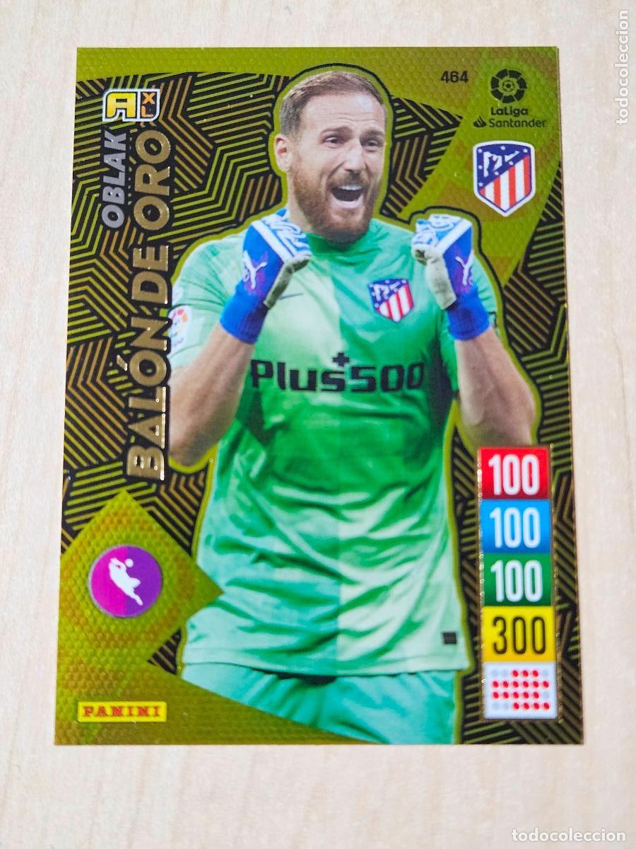 Cromos de f&uacute;tbol: FICHA N&ordm; 464 OBLAK - ADRENALYN 21 22 - PANINI 2021 - 22 - CROMO - BALON DE ORO