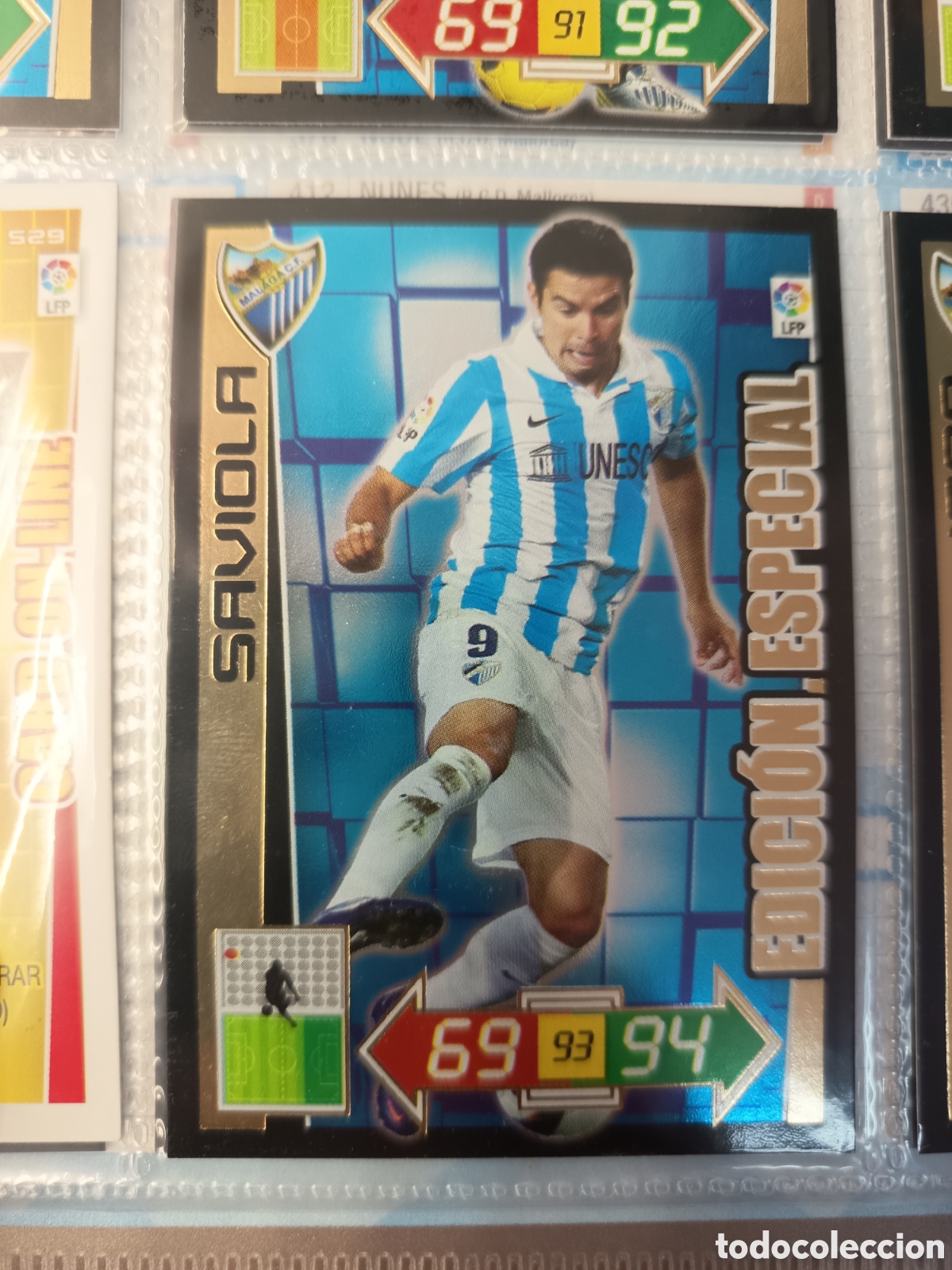 Fu&szlig;ball-Sticker: EDICION ESPECIAL SAVIOLA ADRENALYN XL LIGA 2012 2013 12-13