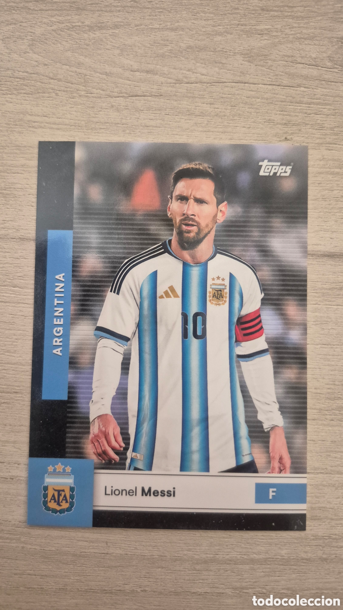 Cromos de f&uacute;tbol: N&deg;16 Lionel Messi Team Set Argentina 2026